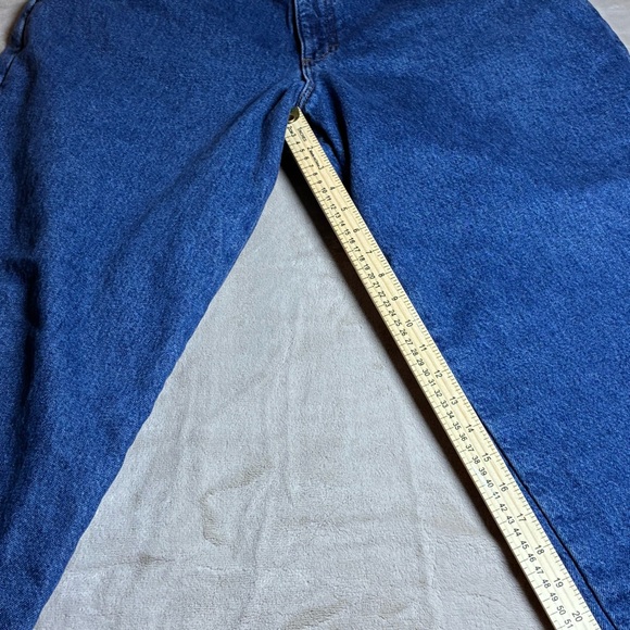 L.L.Bean Flannel Lined Relaxed Fit Jeans Outdoor Workwear Pants Men’s 38x32 - Picture 7 of 10